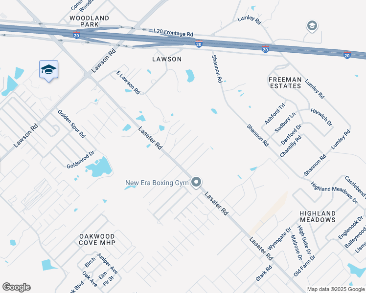 map of restaurants, bars, coffee shops, grocery stores, and more near 91 Raley Drive in Dallas