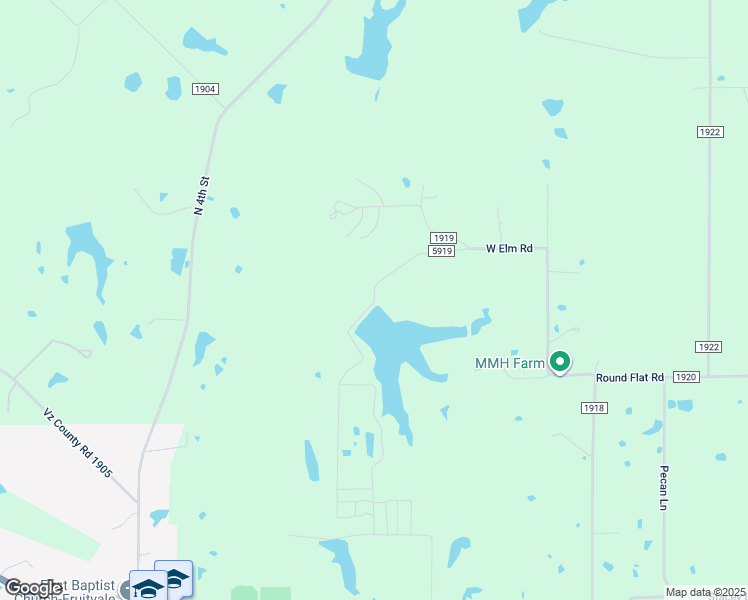 map of restaurants, bars, coffee shops, grocery stores, and more near County Road 5919 in Fruitvale