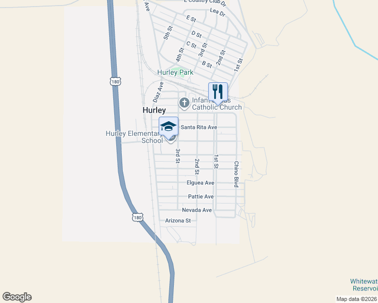 map of restaurants, bars, coffee shops, grocery stores, and more near 200-298 Carasco Avenue in Hurley