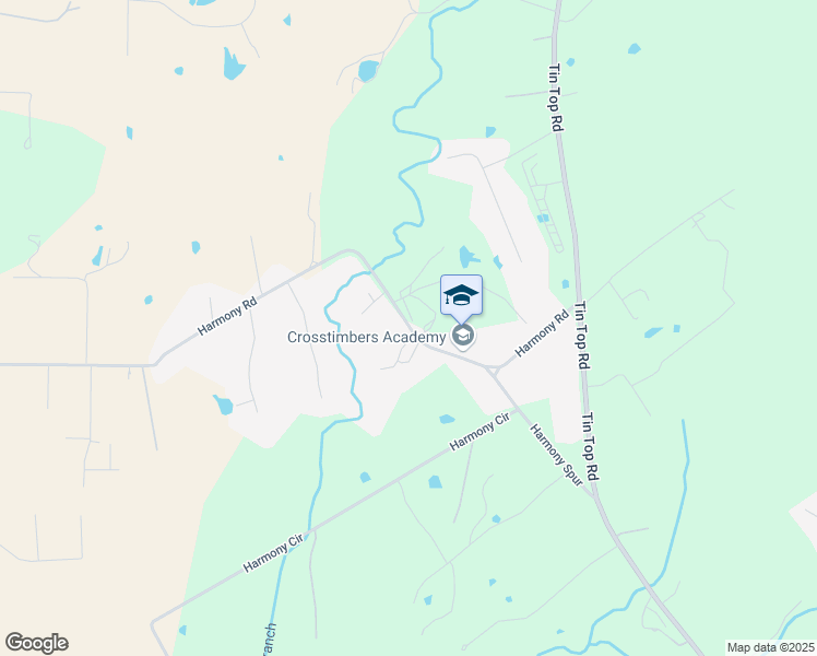 map of restaurants, bars, coffee shops, grocery stores, and more near 285 Harmony Road in Weatherford