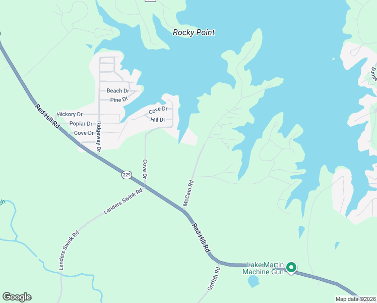 map of restaurants, bars, coffee shops, grocery stores, and more near 277 McCain Road in Eclectic