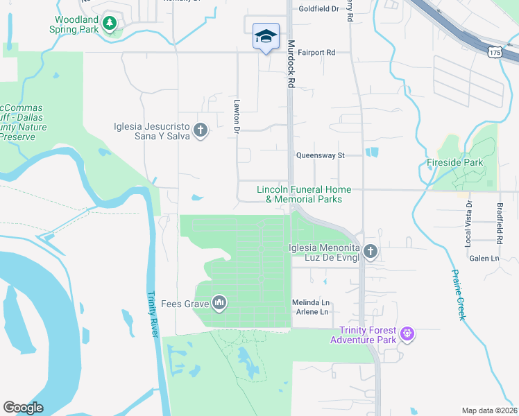 map of restaurants, bars, coffee shops, grocery stores, and more near 7818 Doak Street in Dallas
