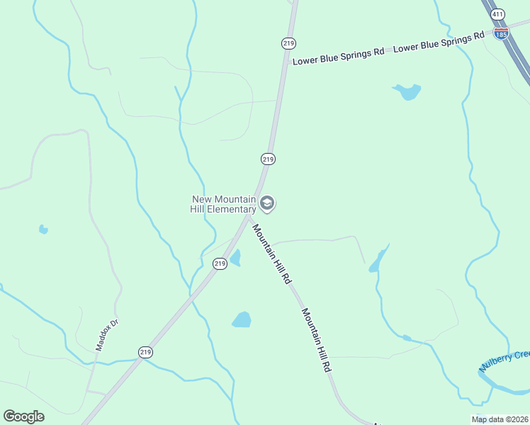 map of restaurants, bars, coffee shops, grocery stores, and more near 33 Mountain Creek Drive in Hamilton