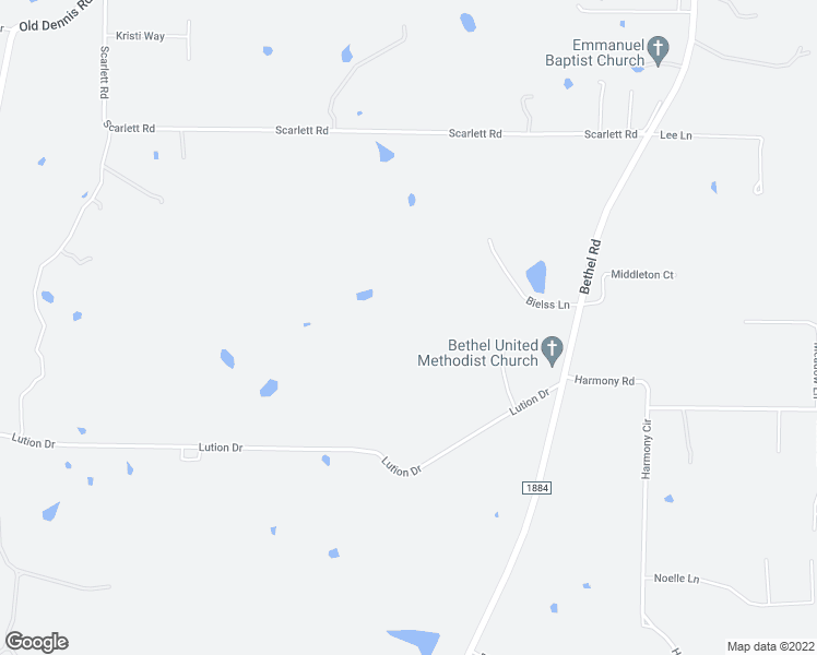 map of restaurants, bars, coffee shops, grocery stores, and more near 155 Bielss Lane in Weatherford