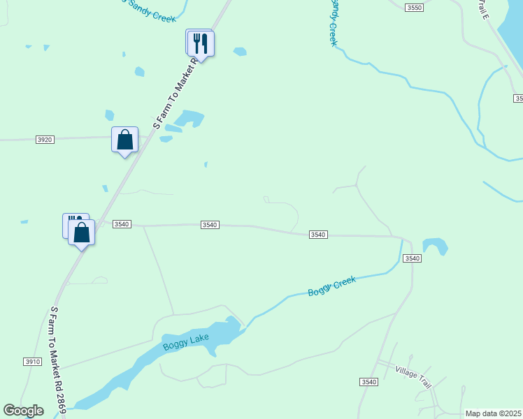 map of restaurants, bars, coffee shops, grocery stores, and more near 281 Blue Sky Lane in Hawkins