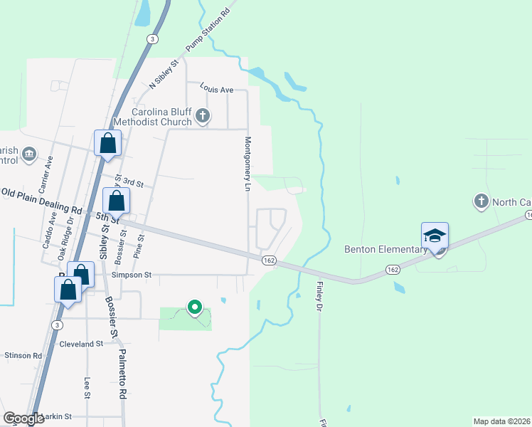 map of restaurants, bars, coffee shops, grocery stores, and more near 200 Lola Circle in Benton