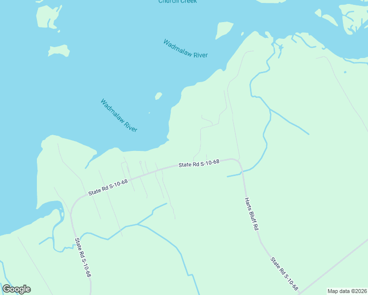 map of restaurants, bars, coffee shops, grocery stores, and more near 1039 Harts Bluff Road in Wadmalaw Island
