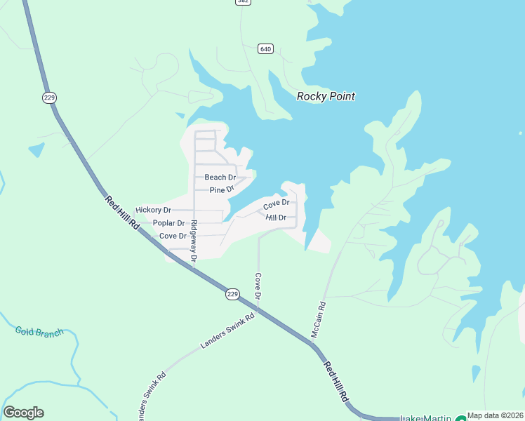 map of restaurants, bars, coffee shops, grocery stores, and more near 601 Cove Drive in Eclectic