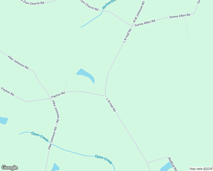 map of restaurants, bars, coffee shops, grocery stores, and more near 396 L B Hall Road in Garfield