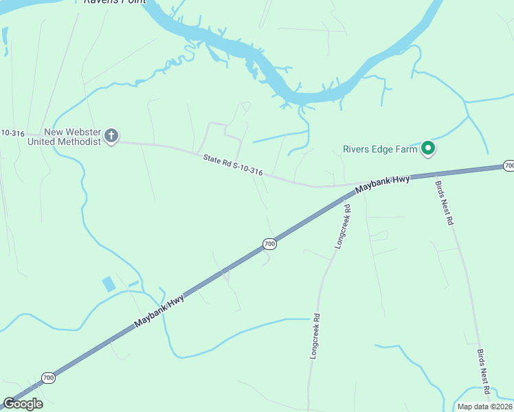 map of restaurants, bars, coffee shops, grocery stores, and more near 1728 Etheridge Road in Wadmalaw Island