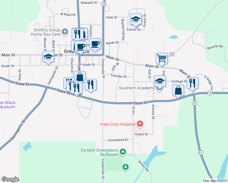 map of restaurants, bars, coffee shops, grocery stores, and more near 606 Cargile Drive in Greensboro