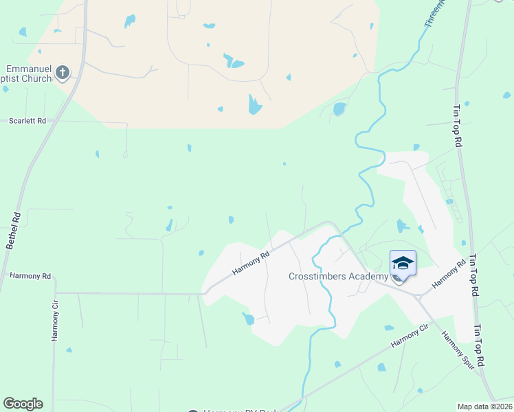 map of restaurants, bars, coffee shops, grocery stores, and more near 530 Harmony Road in Weatherford