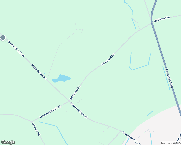 map of restaurants, bars, coffee shops, grocery stores, and more near Mount Carmel Road in Estill