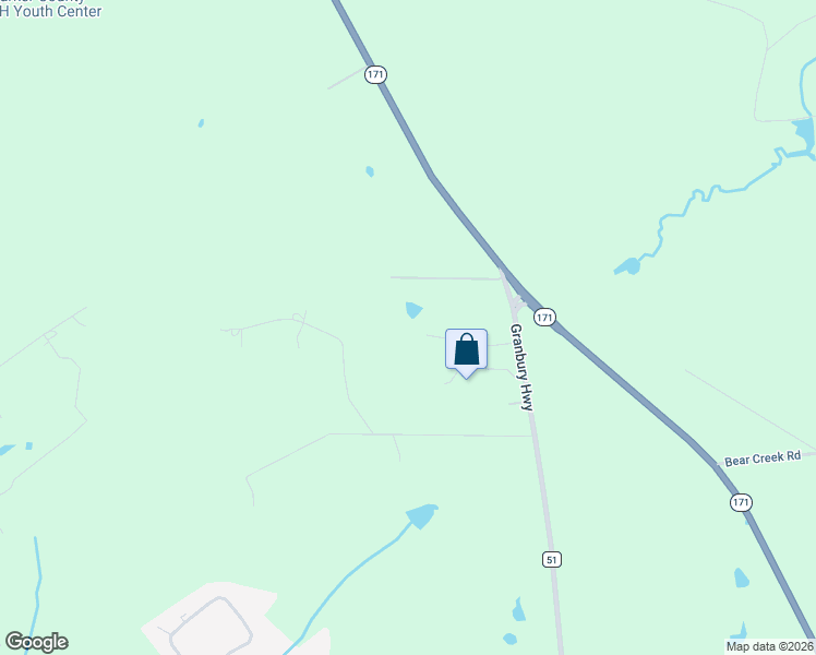 map of restaurants, bars, coffee shops, grocery stores, and more near 150 Heritage Lane in Weatherford