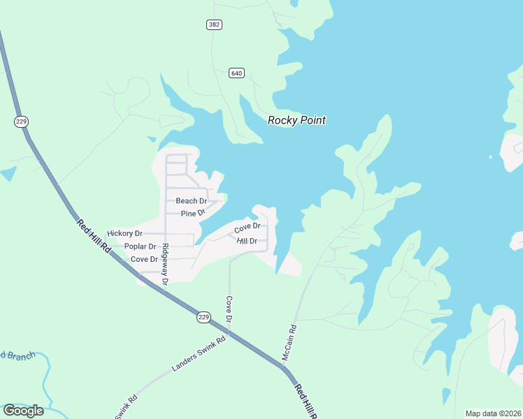 map of restaurants, bars, coffee shops, grocery stores, and more near 570 Cove Drive in Eclectic