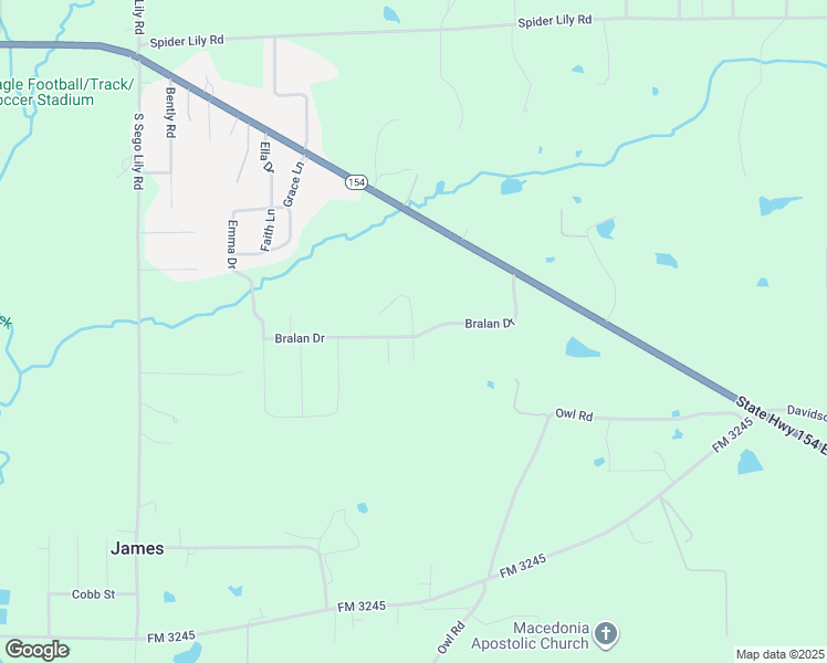 map of restaurants, bars, coffee shops, grocery stores, and more near Kallan Drive in Upshur County