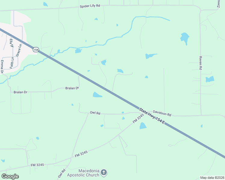 map of restaurants, bars, coffee shops, grocery stores, and more near 13557 Texas 154 in Diana