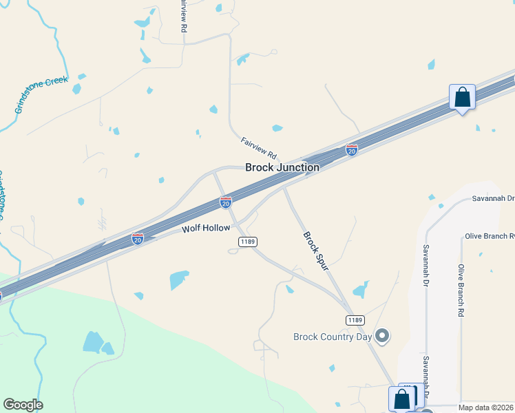 map of restaurants, bars, coffee shops, grocery stores, and more near 7501 Wolf Hollow in Weatherford