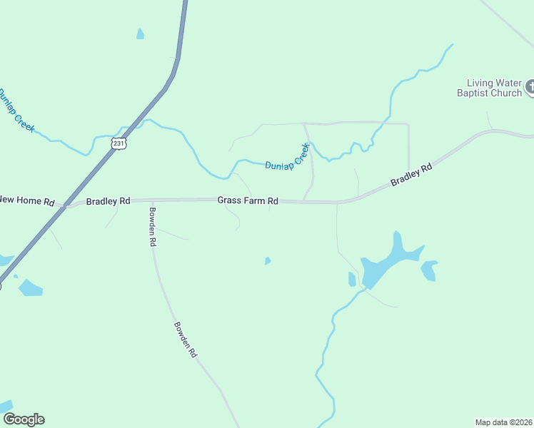 map of restaurants, bars, coffee shops, grocery stores, and more near 730 Grass Farm Road in Titus