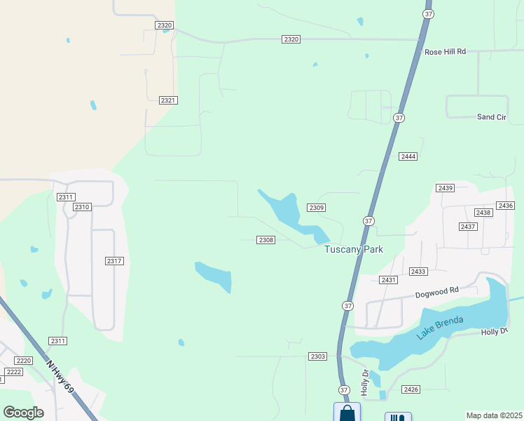 map of restaurants, bars, coffee shops, grocery stores, and more near 494 Private Road 6307 in Mineola