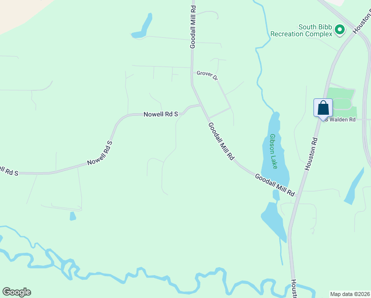 map of restaurants, bars, coffee shops, grocery stores, and more near 7136 Wimpy Road in Macon