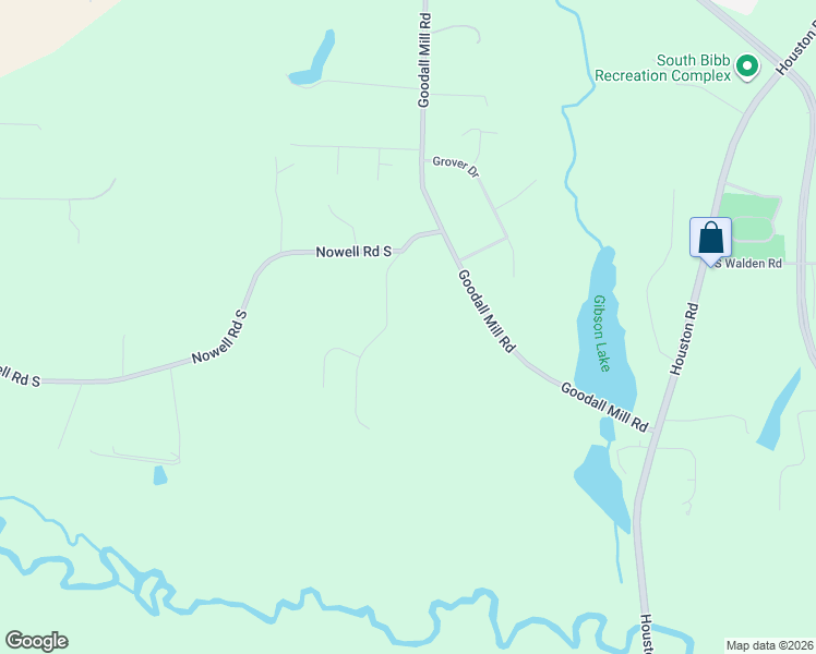 map of restaurants, bars, coffee shops, grocery stores, and more near 7136 Wimpy Road in Macon