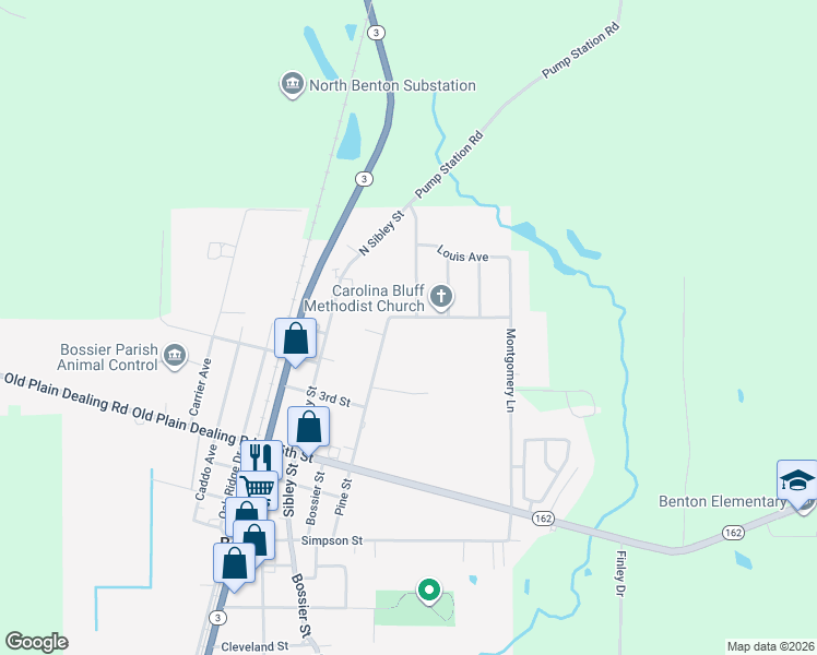 map of restaurants, bars, coffee shops, grocery stores, and more near 811 Wright Avenue in Benton