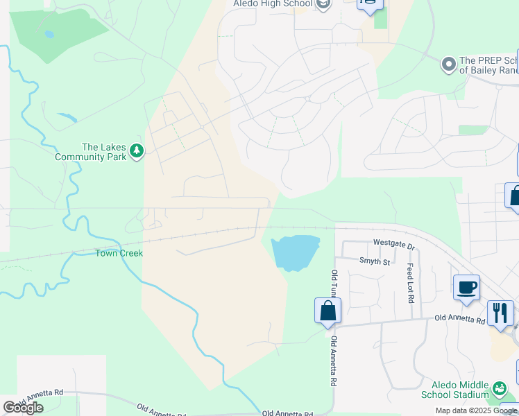 map of restaurants, bars, coffee shops, grocery stores, and more near 1522 Underwood Rd in Aledo
