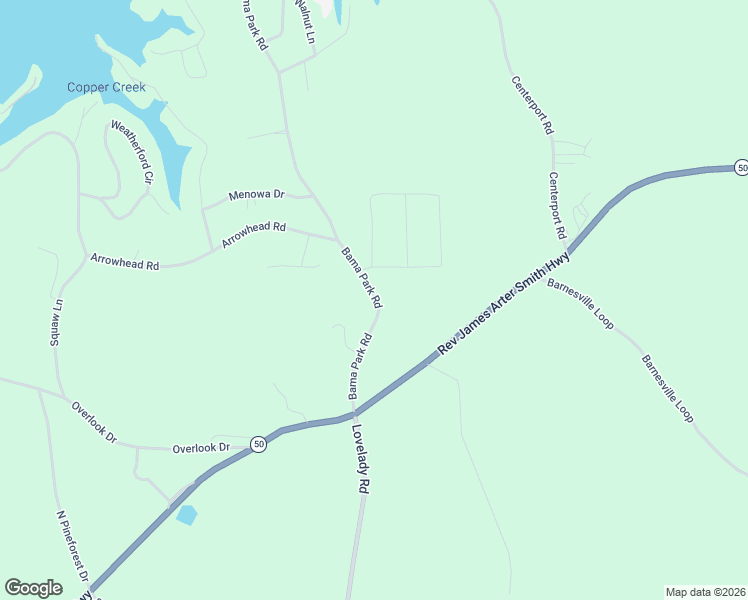 map of restaurants, bars, coffee shops, grocery stores, and more near 395 Bama Park Road in Dadeville