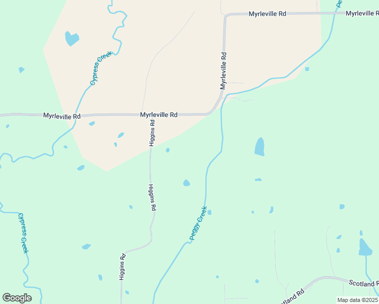map of restaurants, bars, coffee shops, grocery stores, and more near 2-1598 Higgins Road in Bentonia