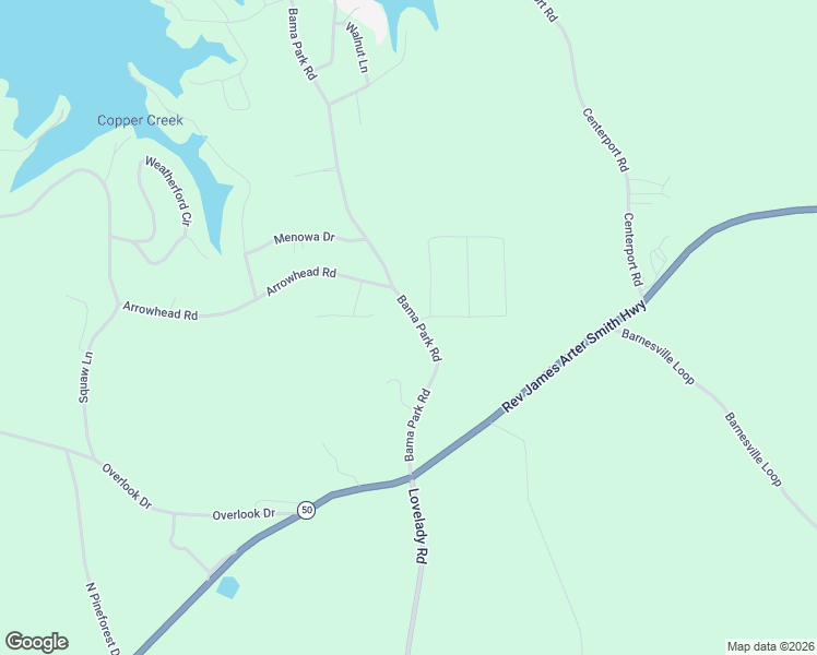 map of restaurants, bars, coffee shops, grocery stores, and more near 395 Bama Park Road in Dadeville