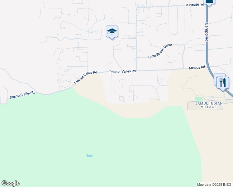 map of restaurants, bars, coffee shops, grocery stores, and more near 13709 Whispering Meadows Lane in Jamul