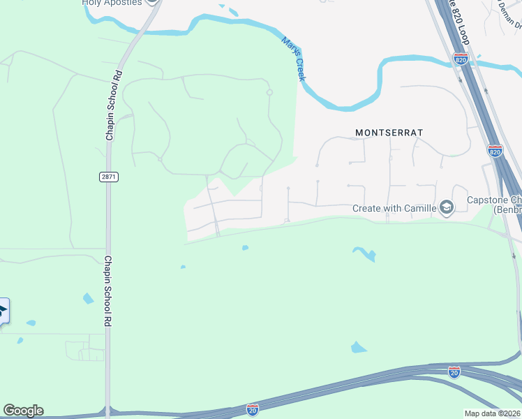 map of restaurants, bars, coffee shops, grocery stores, and more near 4640 Esprit Avenue in Fort Worth