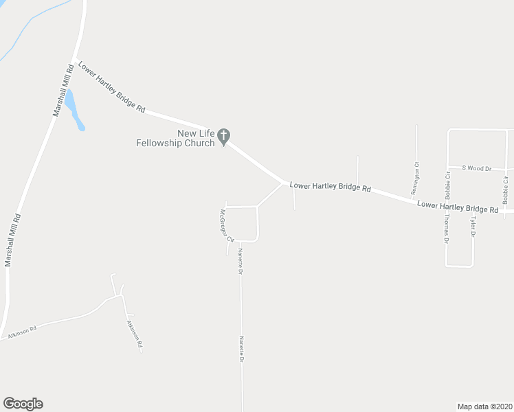 map of restaurants, bars, coffee shops, grocery stores, and more near 138 McGregor Circle in Byron