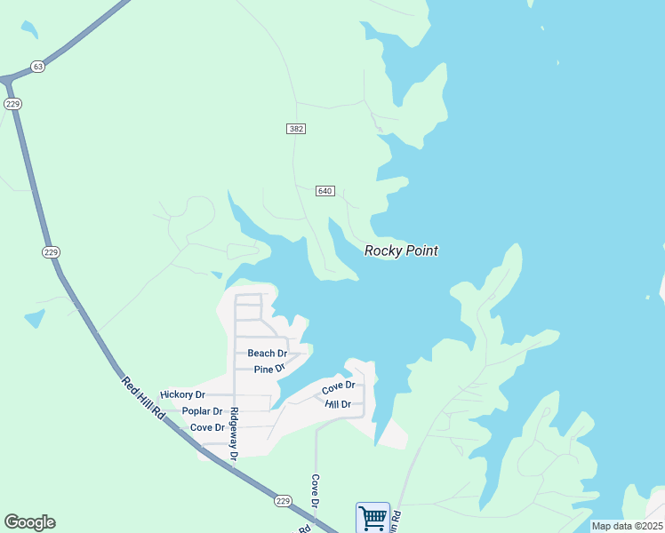 map of restaurants, bars, coffee shops, grocery stores, and more near 1198 Tecumseh Point Road in Eclectic
