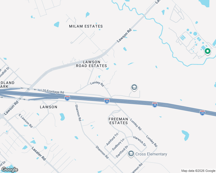 map of restaurants, bars, coffee shops, grocery stores, and more near 5810 Lumley Rd in Mesquite