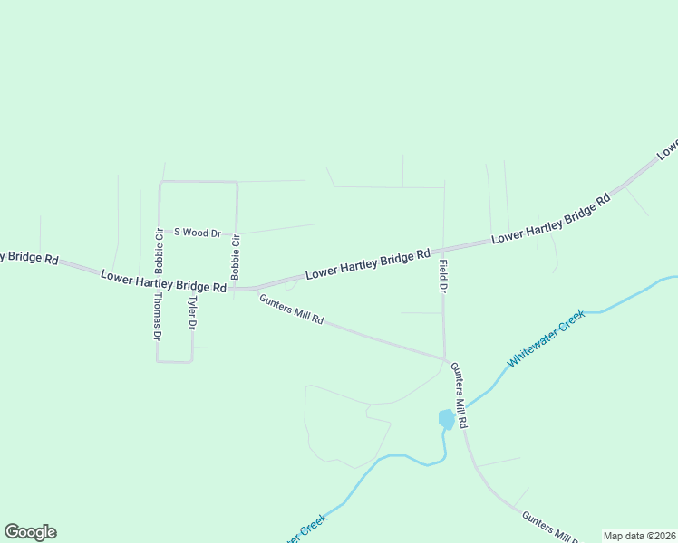 map of restaurants, bars, coffee shops, grocery stores, and more near 2024 Lower Hartley Bridge Road in Byron