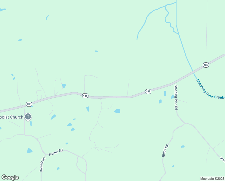 map of restaurants, bars, coffee shops, grocery stores, and more near 3253 Mississippi 488 in Carthage