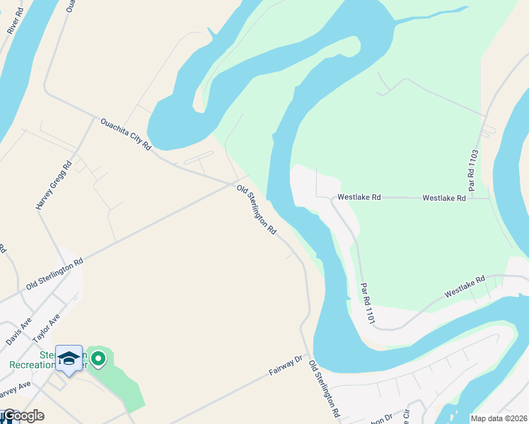 map of restaurants, bars, coffee shops, grocery stores, and more near 1003 Old Sterlington Road in Sterlington