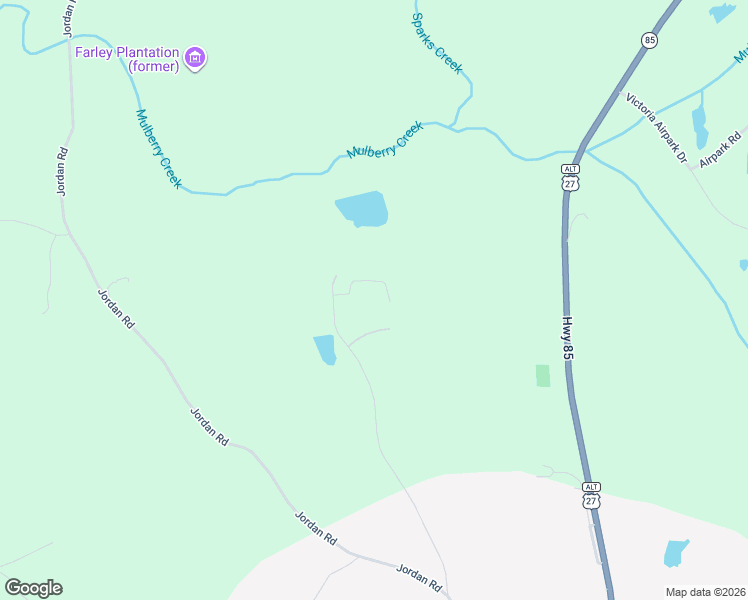 map of restaurants, bars, coffee shops, grocery stores, and more near 742 Duel Jones Road in Waverly Hall