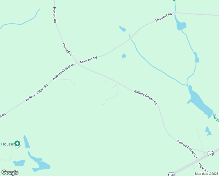 map of restaurants, bars, coffee shops, grocery stores, and more near 36 Daniely Road in Roberta