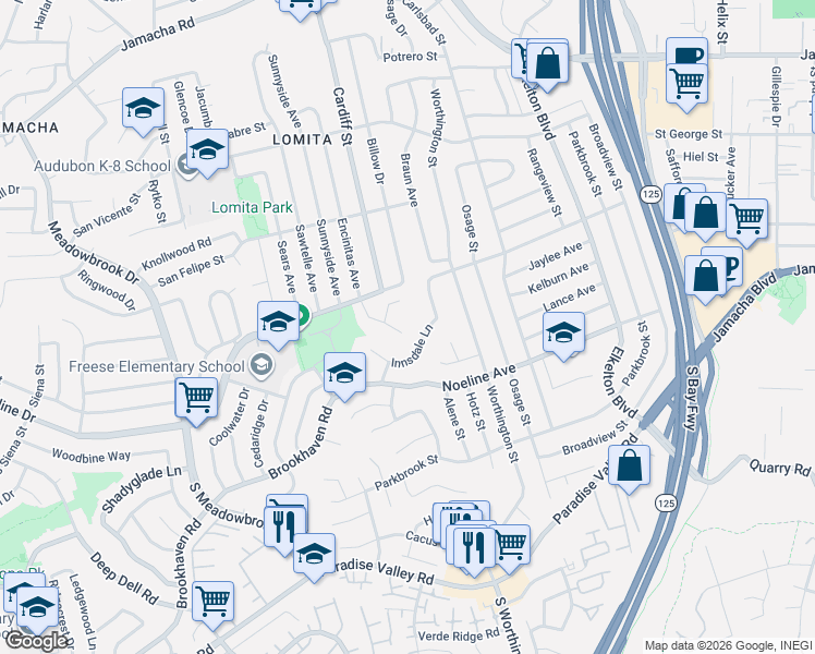 map of restaurants, bars, coffee shops, grocery stores, and more near 231 Encinitas Avenue in San Diego