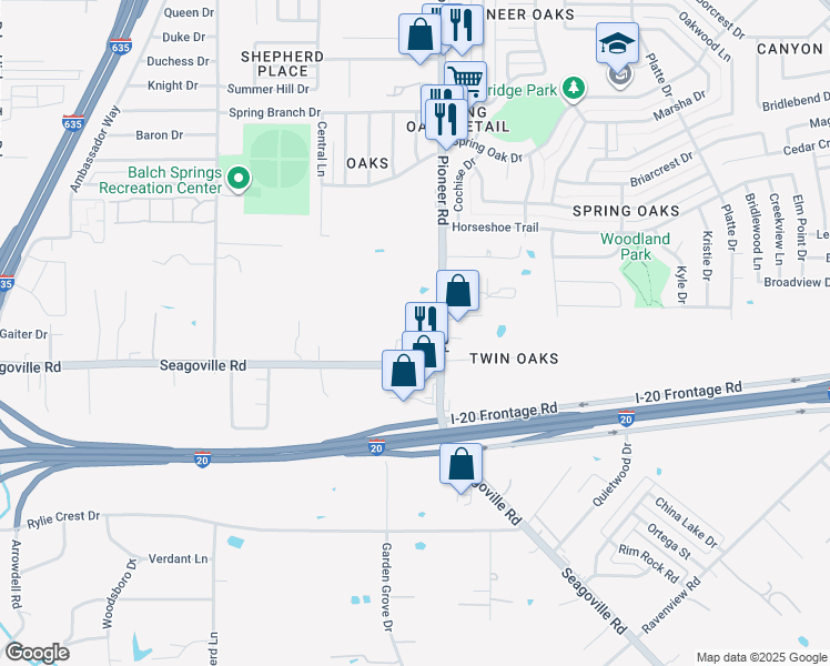 4701 Pioneer Road, Balch Springs TX Walk Score
