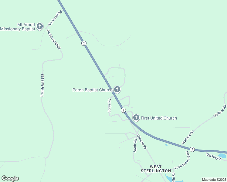 map of restaurants, bars, coffee shops, grocery stores, and more near 100 Deborah Road in Sterlington