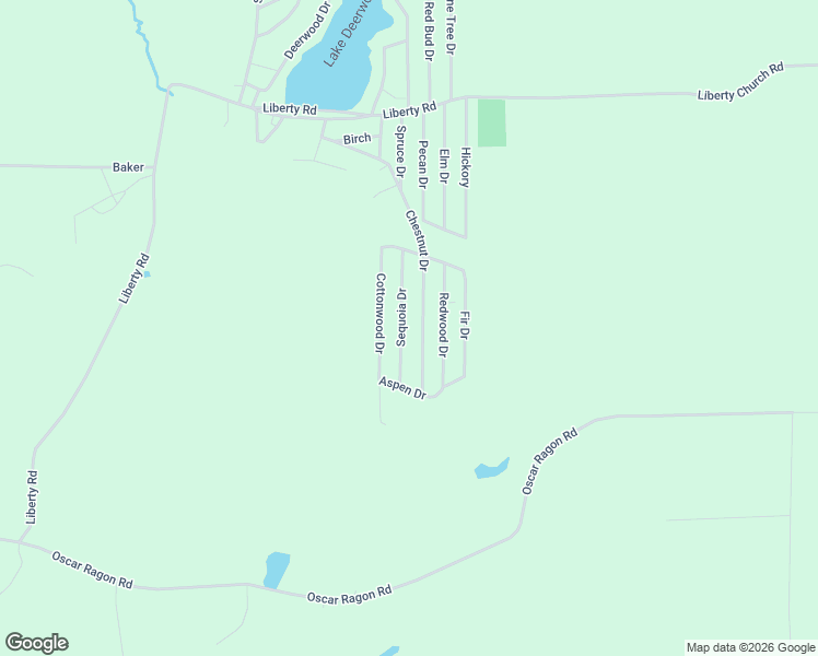 map of restaurants, bars, coffee shops, grocery stores, and more near Chestnut Drive in Harleton