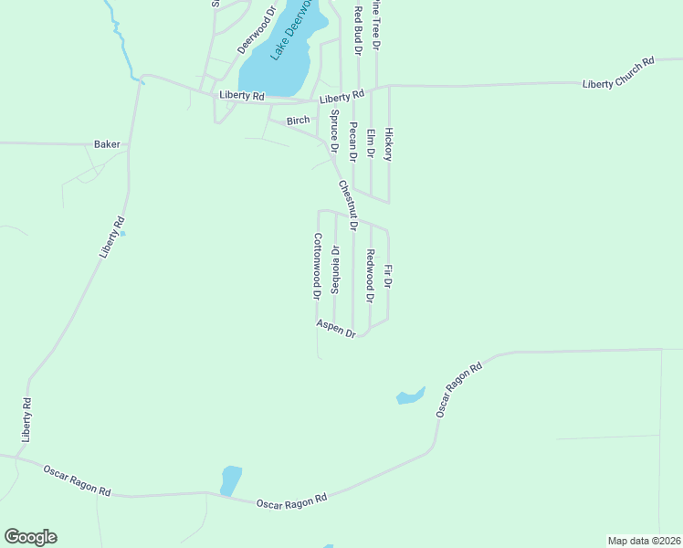 map of restaurants, bars, coffee shops, grocery stores, and more near Chestnut Drive in Harleton