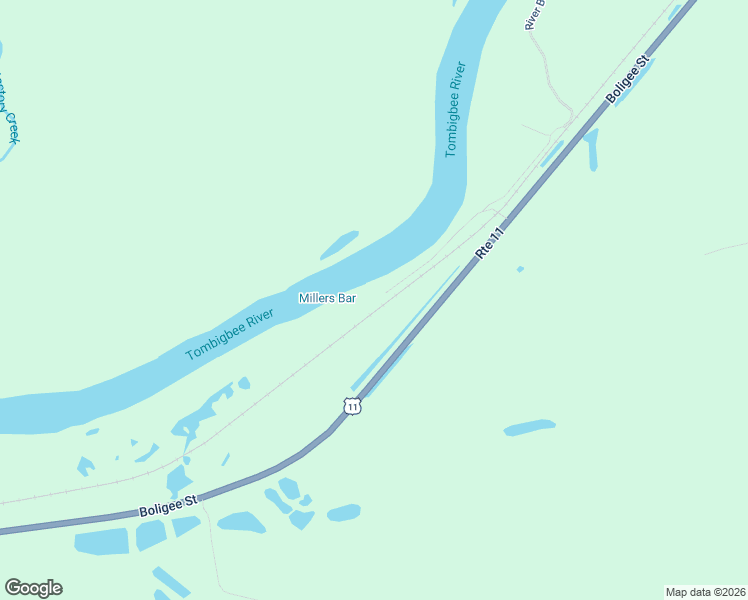 map of restaurants, bars, coffee shops, grocery stores, and more near Boligee Street in Boligee