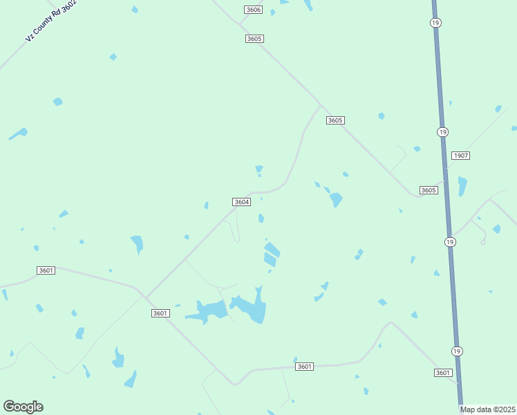 map of restaurants, bars, coffee shops, grocery stores, and more near County Road 3604 in Edgewood