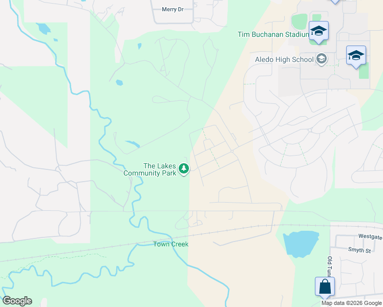 map of restaurants, bars, coffee shops, grocery stores, and more near 1392 Underwood Road in Aledo