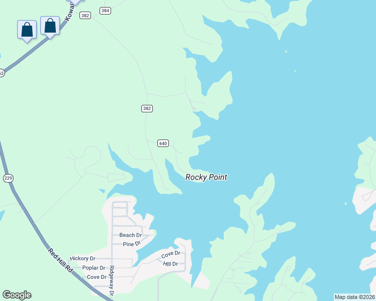 map of restaurants, bars, coffee shops, grocery stores, and more near 211 Pelican Point in Eclectic